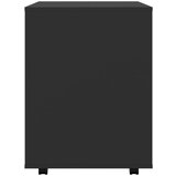 vidaXL Ormarić s kotačima crni 60 x 53 x 72 cm od iverice | shoptok.hr