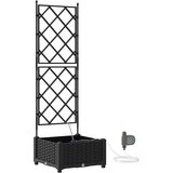  Vrtna saksija Crna 40 x 40 x 126 cm Plastika | shoptok.hr