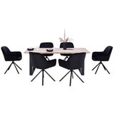 James Wood Jedilna Miza Wood 200, Hrast, 200x100 | Shoptok.si