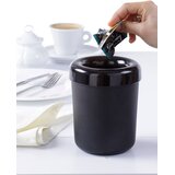 Hendi Namizni koš za smeti ali posoda za jedilni pribor iz črne plastike, premer. 130 mm - 421574, (21264479) | Shoptok.si