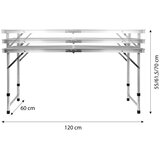  Nc1633 set stolova i stolica tamno sivi nils camp | shoptok.hr