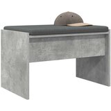  Haldna klop z blazino Betonsko siva 63 x 38 x 40 cm, (5000155633) | Shoptok.si