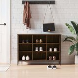 vidaXL omarica za čevlje rjavi hrast 100x35x70 cm inženirski les | Shoptok.si