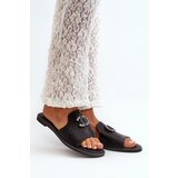 S. BARSKI Elegant Women's Shiny Slippers With Decoration S.Barski | Shoptok.si