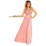 Numoco Long dress with lace neckline | Shoptok.si