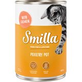 Smilla Varčno pakiranje perutninski lonček 24 x 400 g - Mehka perutnina z lososom Cene