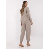 Italy Moda Set-MI-KMPL-M5879.86-dark beige | Shoptok.si