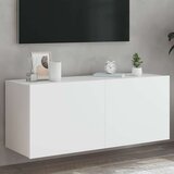  Zidni TV ormarić s LED svjetlima bijeli 100 x 35 x 41 cm | Eponuda.com