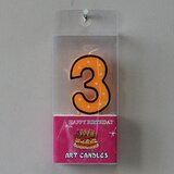  Svećica BROJ 3 visina9cm | ePonuda.com