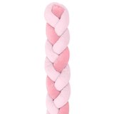 Kikka Boo Pletenica za krevetac trostruka 180 cm Pink | ePonuda.com