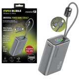 Max Mobile POWER BANK T205ALP 20000mAh 45W PD, 2xType-C+Lightning,Sivi | shoptok.hr