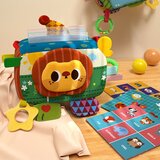 Woopie senzorna plišana kutija s maramicama, zvečkom i ogledalom | shoptok.hr