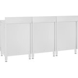  Komercijalni ormarić s radnom pločom 180 x 60 x 96 cm čelični | shoptok.hr