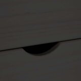  Gležnji kabinet s kolesom Siva 34 x 39 x 56 cm Masivna borovina, (5000232483) | Shoptok.si