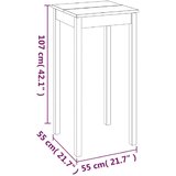  Barski stol MDF crni 55 x 55 x 107 cm | shoptok.hr