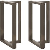  Noge za barski stol T-oblika 2 kom Crne 60x35x(90-91) cm Čelik | shoptok.hr