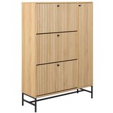 Actona Preklopna omarica za čevlje v hrastovem dekorju v naravni barvi 99x140x35 cm Albany – | Shoptok.si