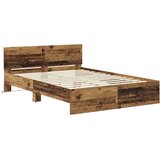  Krevetna konstrukcija Staro drvo 160 x 200 cm Konstruirano drvo | shoptok.hr