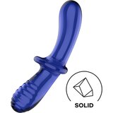 Satisfyer Double Crystal - stakleni dildo s 2 kraja (plavi) cijene