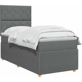  Boxspring krevet s madracem Tamnosiva 80 x 200 cm Tkanina | shoptok.hr