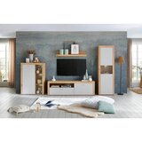 Mömax tv-element canberra, hrast, svetlo siva | Shoptok.si