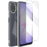 Oem Mayaxess, Zaščitni paket 2-v-1: ovitek + kaljeno steklo za Galaxy A07, odporno na udarce, Prozorno, (5000208847) | Shoptok.si