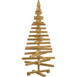  Božićna drvca s stalakom Smeđa 120 cm Masivna borovina | shoptok.hr