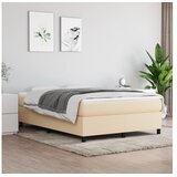  S oprugama i madracem krem 140x200 cm od tkanine | shoptok.hr