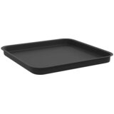  Kvadratna posuda za cvijeće 24 pcs Crna 32 x 32 x 2,5 cm | shoptok.hr