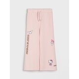 Sinsay Wide leg hlače s mješavinom viskoze Hello Kitty and Friends | shoptok.hr