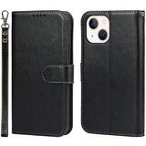 INORCO Za iPhone 14 Plus PU usnjena torbica za denarnico s stojalom R61 Teksturni ovitek za telefon s posekanim šivom, (22036130) Cene