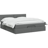  Krevet od pjene s madracem i LED-om Tamnosiva 180 x 200 cm | shoptok.hr
