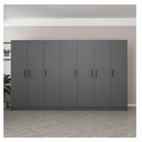 Hanah home Ormar Kale 315x190x52cm Antracit | Eponuda.ba