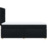 vidaXL Krevet s oprugama i madracem crni 100 x 200 cm od tkanine | shoptok.hr