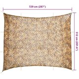  Kamuflažna mreža s torbom za pohranu 729 x 602 cm Pješčana - Pijesak 729 x 602 cm | shoptok.hr