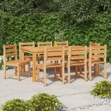 The Living Store vrtni stoli 8 kosov trdna tikovina - vrtni stol, (21427612) Cene