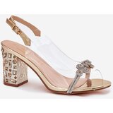 S. BARSKI Transparent Heeled Sandals D&A | shoptok.hr