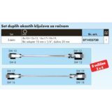 Würth set Zebra duplo okastih ključeva sa račnom i adapterom za nasadnike 1/4 071425730 | ePonuda.com