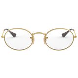 Ray-ban Oval RX3547V 2500 M (48) Zlata/Kristalna Cene