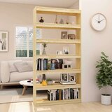 vidaXL Ormarić za knjige / sobna pregrada 100 x 30 x 200 cm borovina | shoptok.hr