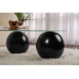 Hanah home Sto za dnevnu sobu Noxa Black Transparent