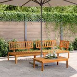 vidaXL 3-dijelni set vrtnih sofa od paleta od masivnog drva bagrema | shoptok.hr