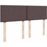  Krevet s oprugama i madracem tamnosmeđi 140 x 190 cm od tkanine | shoptok.hr