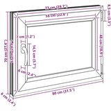  Podrumski prozor RISOR 80x70 cm Okretno-nagibni DIN desni bijeli - Bijela 80 x 70 cm (dvoslojni) 1 Naginjanje i okretanje desn | shoptok.hr