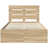  Konstrukcija postelje Sonoma 120 x 200 cm Masivno borovo les, (5000103026) | Shoptok.si