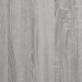  Regal za knjige s 3 razine siva boja hrasta 40x30x86 cm drveni | shoptok.hr