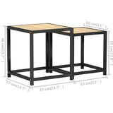  Stolići za čaj 2 kom MDF boja hrasta sonome | shoptok.hr