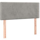 Box spring postelja z vzmetnico svetlo siva 90x200 cm žamet, (20727027) | Shoptok.si