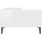  Stolić za kavu sjajni bijeli 103,5x60x35 cm konstruirano drvo | shoptok.hr