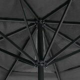  Vrtni suncobran s aluminijskom šipkom 600 cm antracit | shoptok.hr